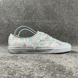 Vans Authentic Mermaid Glitter Women’s Size 10 Pastel Athletic Skate Shoes Used